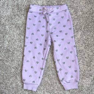 Toddler girl fleece joggers size 24 months
